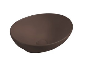 Раковина накладная HOLLER K-M6066BRN (410*340*145мм), коричневый матовый