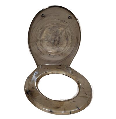 Сиденье д/унитаза жесткое КЛАССИК "Дерево"