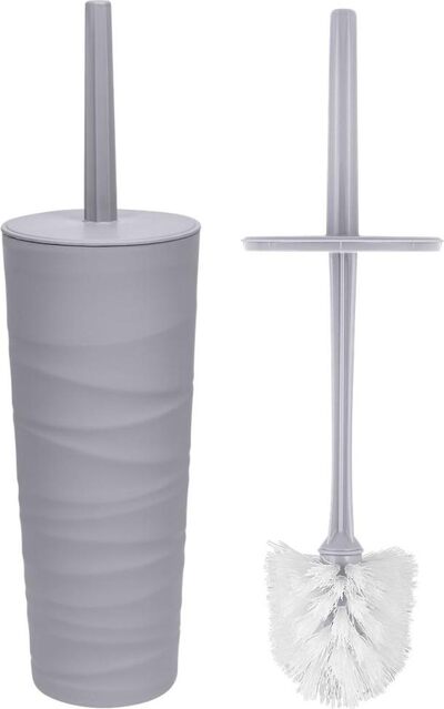 Ерш на подставке комплект WC Keeplex Wave серый топаз KL330210025