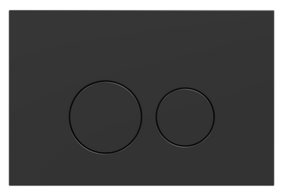 Клавиша смыва  HOLLER MBSR, черный матовый (160*240*11) нерж, антивандальная