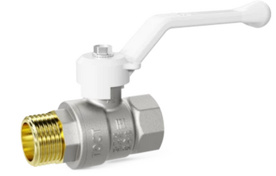 Кран вода LD Pride 1/2" г/ш руч (белая) LD 47.303.15 W