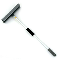 Окномойка VETTA с телескопич. ручкой, резин.держателем 105 см серая (KFC010) 444-017