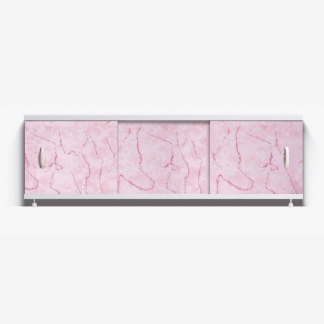 Экран под ванну "Оптима" 1,5 м пластик (27- розов. мрамор) Alavann