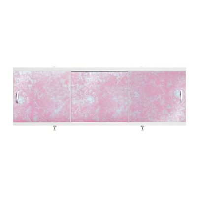 Экран под ванну "Оптима" 1,7 м пластик (27- розов. мрамор) Alavann