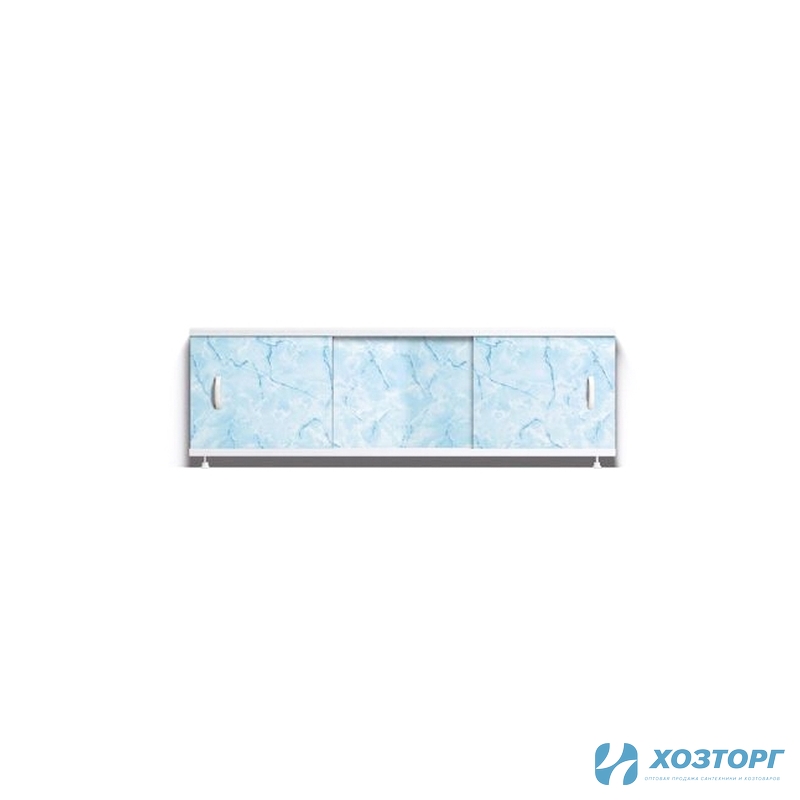 Экран под ванну "Оптима" 1,7 м пластик (30- голубой мрамор) Alavann