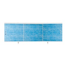 Экран под ванну "Оптима" 1,7 м пластик (32- голубая волна) Alavann