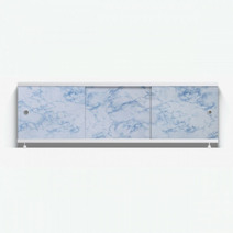 Экран под ванну "Оптима" 1,7 м пластик (41- серо-синий мрамор) Alavann