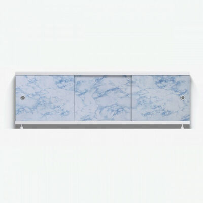Экран под ванну "Оптима" 1,7 м пластик (41- серо-синий мрамор) Alavann