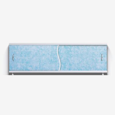 Экран под ванну "Премьер" с алюм. рамой 1,5 м (39- голубой мороз) Alavann