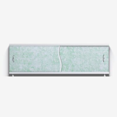 Экран под ванну "Премьер" с алюм. рамой 1,7 м (38 зелен. мороз) Alavann