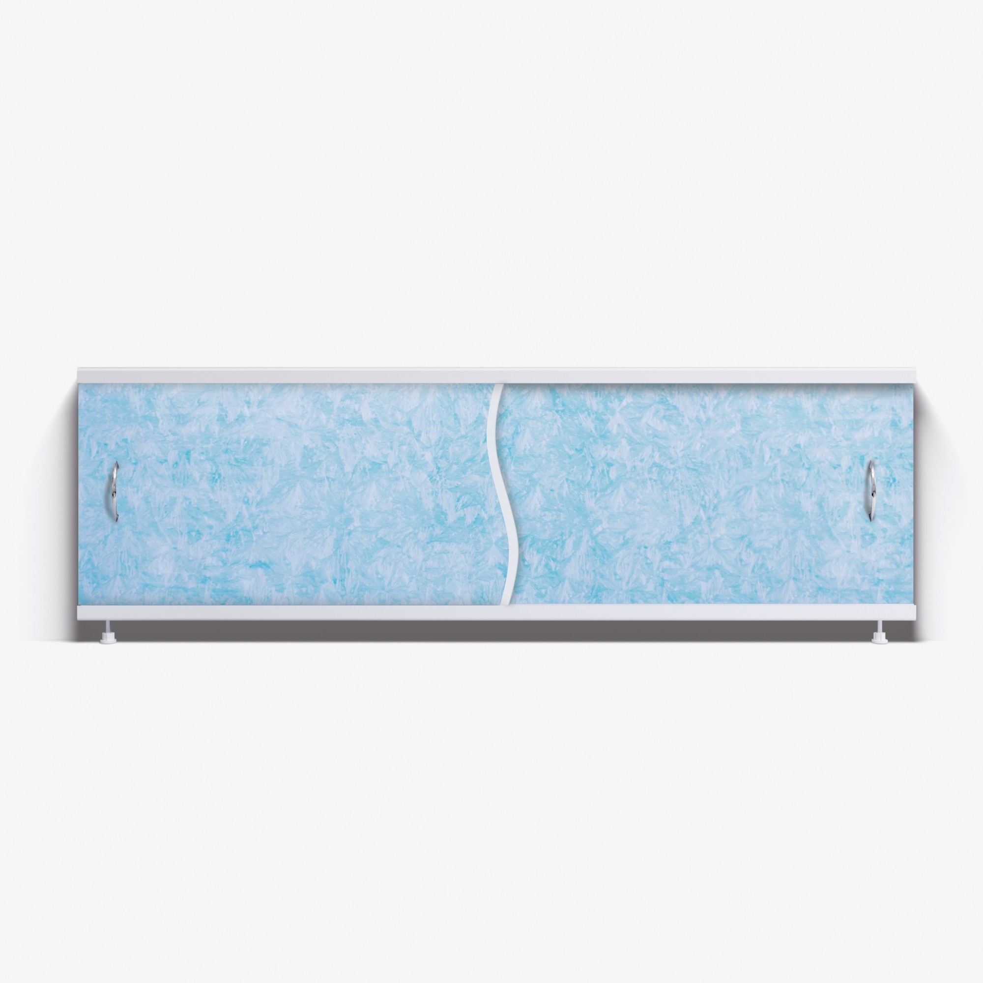 Экран под ванну "Премьер" с алюм. рамой 1,7 м (39- голубой мороз) Alavann