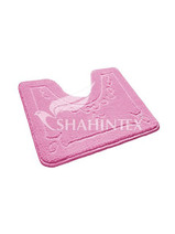 Коврик д/туалета SHAHINTEX ЭКО 60х50 розовый (64)