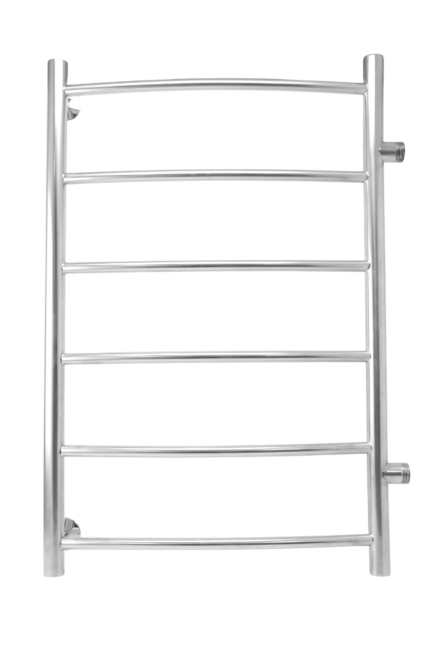 Полотенцесушитель Классик 2 50*80 ф1" 6 перекладин (К-боковое 50, Дуга) 07035
