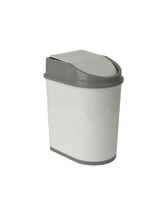 Контейнер для мусора 8 л мраморный 19х25х33 ("М-пластика") (М 2481)