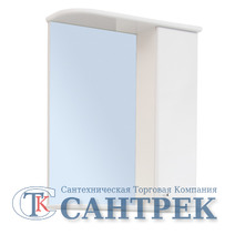 Зеркало-шкаф SANTREK HOME "София" правый (белый) 525*700*180