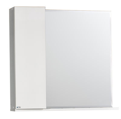 Зеркало-шкаф SANTREK HOME "Лайн-70" ЭМАЛЬ белый 700х670х150