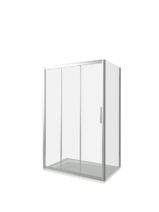 Душ.ограждение GOOD DOOR ORION WTW-100-C-CH Прямое, стекло Прозрачное 5мм (без поддона и автослива)