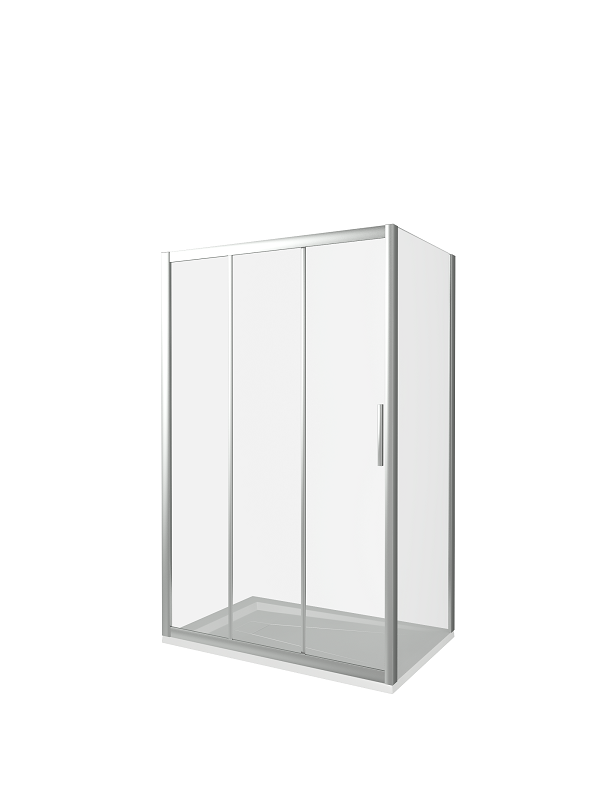 Душ.ограждение GOOD DOOR ORION WTW-100-C-CH Прямое, стекло Прозрачное 5мм (без поддона и автослива)