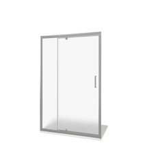 Душ.ограждение GOOD DOOR ORION WTW-PD-100-G-CH Прямое, стекло ГРЕЙП 6мм (без поддона и автослива)