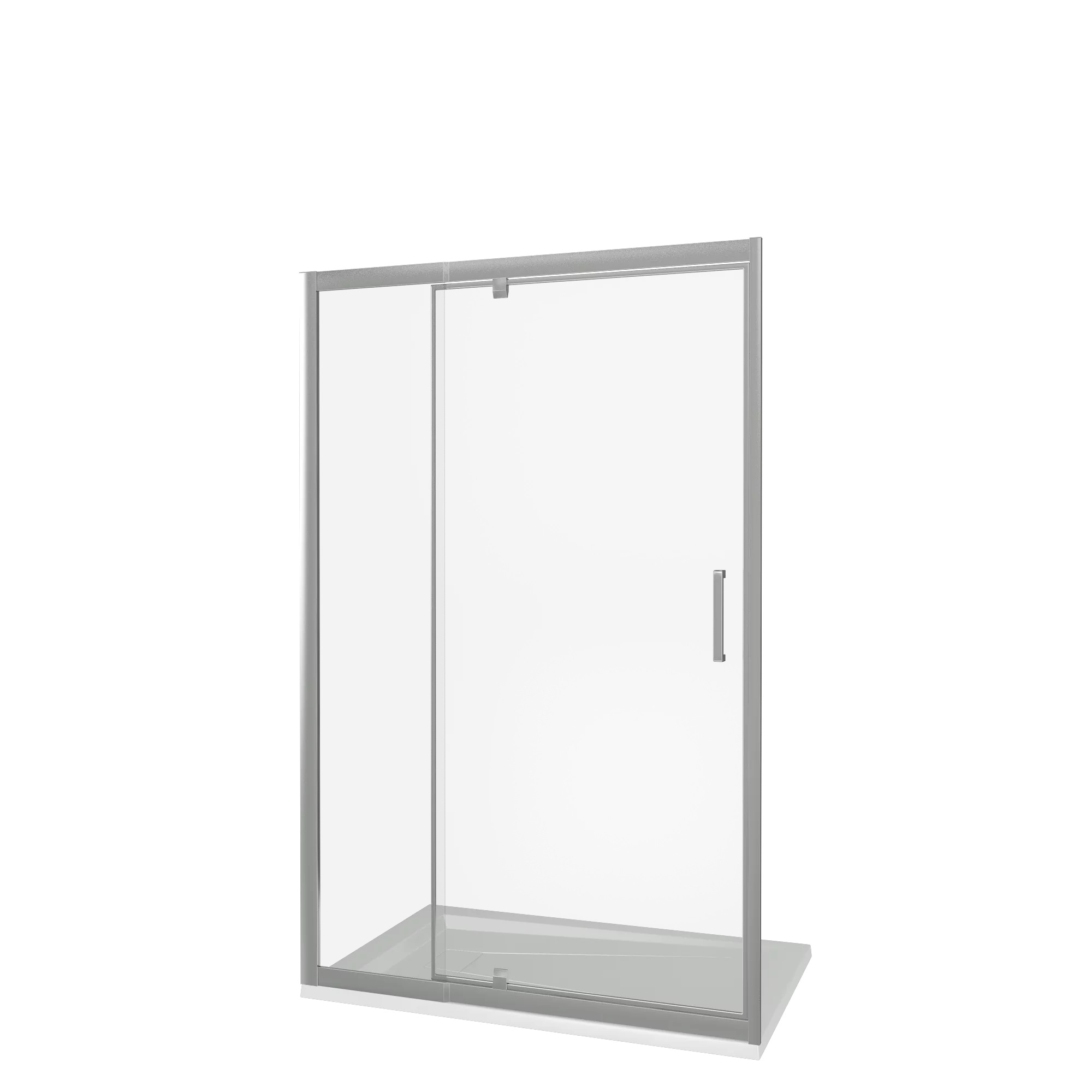 Душ.ограждение GOOD DOOR ORION WTW-PD-120-C-CH Прямое, стекло Прозрачное 6мм (без поддона и автослива) ***