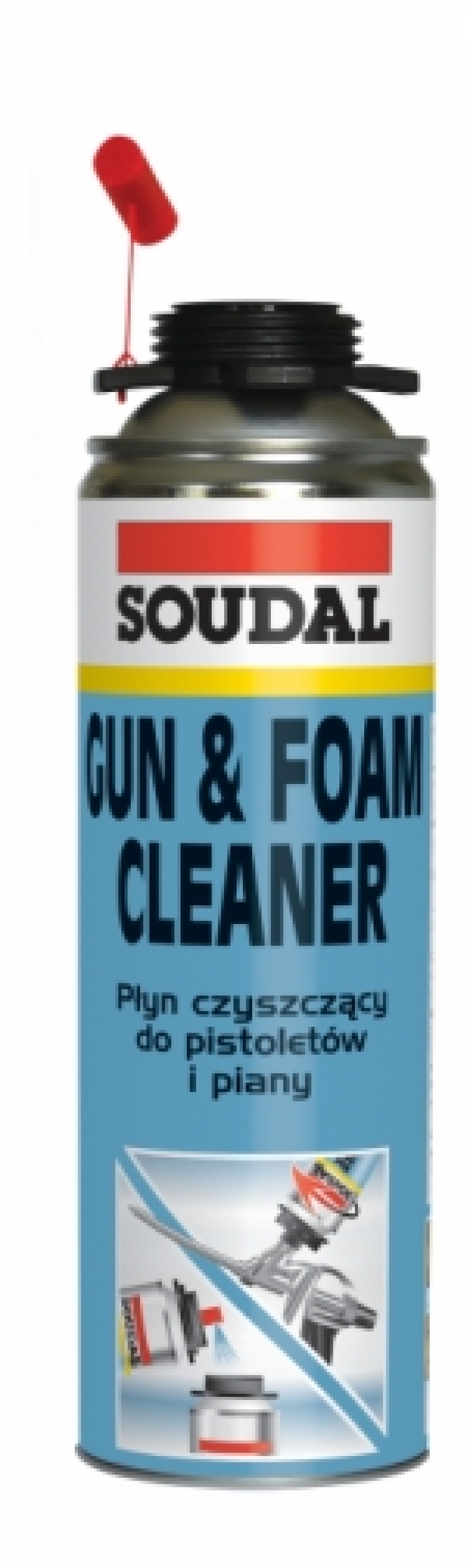 Очиститель для удаления полиуретановой пены СОУДАЛ PU FOAM Cleaner 12*500 мл (122716) РАСПРОДАЖА
