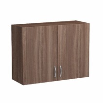 Шкаф для посуды 80 цвет Дуб темный SANTREK HOME (ЛДСП)