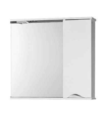 Зеркало-шкаф SANTREK HOME "Bello-C 70" с подсветкой (белый) 700х728х190