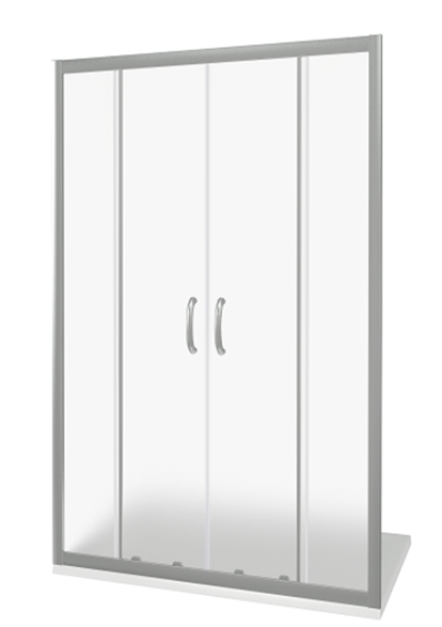 Душ.ограждение GOOD DOOR INFINITY WTW-TD-170-G-CH Прямое, стекло ГРЕЙП 6мм (без поддона и автослива)