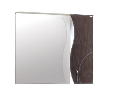 Зеркало-шкаф SANTREK HOME "ALLESSANDRO-80" Правый 800х732х150 (Ваниль/Коричневый)