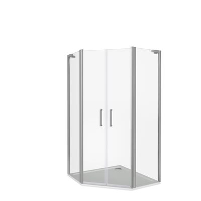 Душ.ограждение GOOD DOOR PANDORA PNT-TD-90-C-CH стекло Прозрачное, 6мм (без поддона и автослива)