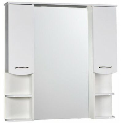 Зеркало-шкаф SANTREK HOME "ДИАНА 100" (белый),БЕЗ ПОДСВЕТКИ, два шкафчика 1000х1050х200