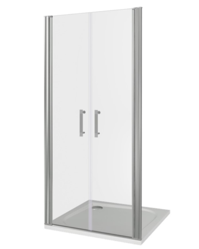 Душ.ограждение GOOD DOOR MOKKA SD-100-С-WE (L/R)Прямое1000х1850ст.Прозр 5мм,с магн.профилем(б/поддона и слива) (бок.ч SP НЕ ПОДХОДИТ) ***