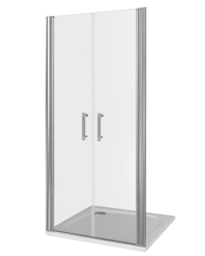Душ.ограждение GOOD DOOR MOKKA SD-100-С-WE (L/R)Прямое1000х1850ст.Прозр 5мм,с магн.профилем(б/поддона и слива) (бок.ч SP НЕ ПОДХОДИТ) ***