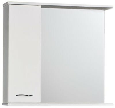 Зеркало-шкаф SANTREK HOME "ДИАНА 60" (белый), левый, БЕЗ ПОДСВЕТКИ 600х730х200