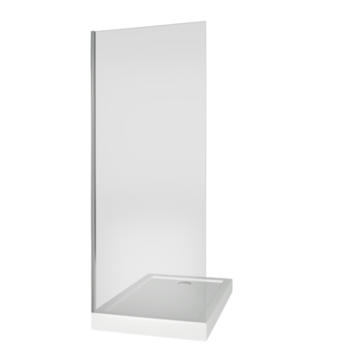 Боковая часть GOOD DOOR PUERTA SP-100-C-CН стекло Прозрачное, 8 мм