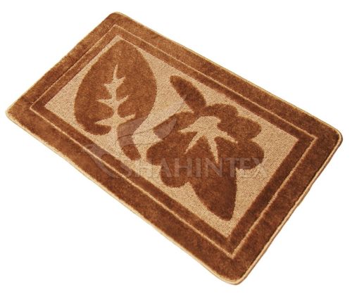 Коврик д/ванны 1 предм. SHAHINTEX PP 60х100 кофе с молоком (55)