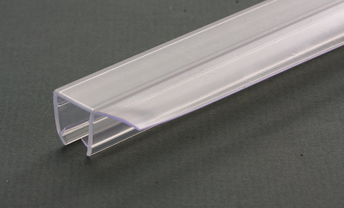 Профиль силиконовый (водоотсекатель) "F" на стекло 8 мм (220см) ПСВ-02 8-220 (1шт)