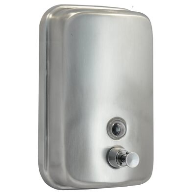 Дозатор для жидкого мыла настенный Solinne TM804ML 1л, нерж. сталь, хром/матовый (2512.043)