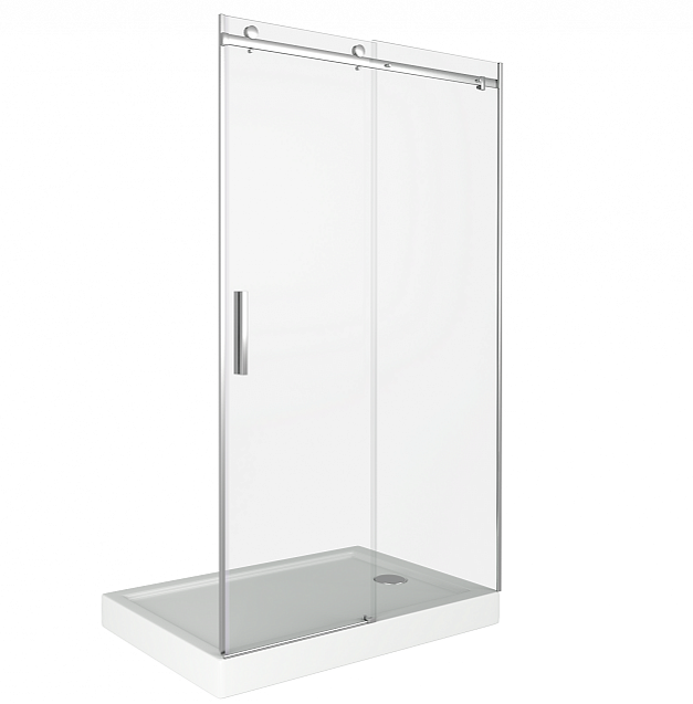 Душ.ограждение GOOD DOOR GALAXY WTW-150-C-CH Прямое, стекло Прозрачное 6мм (без поддона и автослива)
