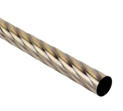 Карниз метал. труба фигурная D16-1.6 антик (КМФ16 D16-1.6 m)
