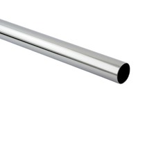 Карниз метал. труба гладкая D19-1.8 хром (КМ19 D19-1.8 m)