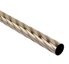 Карниз метал. труба фигурная D19-1.6 антик (КМФ19 D19-1.6 m)