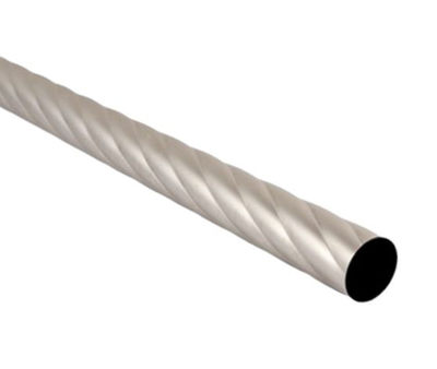 Карниз метал. труба фигурная D19-2.4 сатин (КМФ19 D19-2.4 m)
