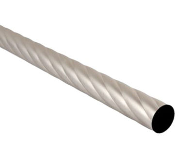 Карниз метал. труба фигурная D25-1.6 сатин (КМФ25 D25-1.6 m )