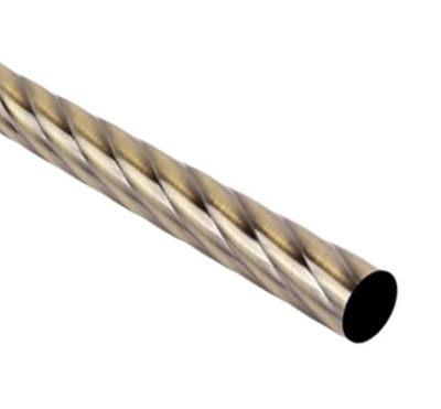 Карниз метал. труба фигурная D25-2.0 антик (КМФ25 D25-2.0 m )