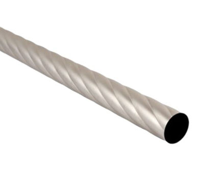 Карниз метал. труба фигурная D25-2.0 сатин (КМФ25 D25-2.0 m )