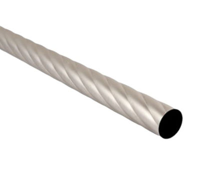 Карниз метал. труба фигурная D25-2.4 сатин (КМФ25 D25-2.4 m )