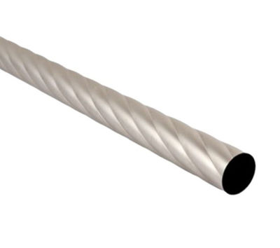Карниз метал. труба фигурная D25-3.0 сатин (КМФ25 D25-3.0 m )