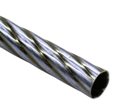 Карниз метал. труба фигурная D25-2.4 хром (КМФ25 D25-2.4 m )