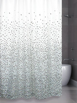 Штора для ванн BATH 180х200 Confetti (grey) (ch-21257) (156)